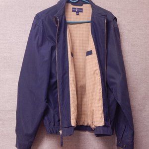 DANIEL CREMIEUX Jacket == Size LARGE == Like New Medium Dark Blue == Velvet Soft